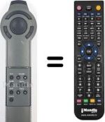Mando a distancia equivalente Philips 14AA332419B