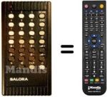 Replacement remote control Salora 1F4H