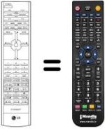 Mando a distancia equivalente LG CE29Q90ID