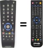 Mando a distancia equivalente Grundig 720117138500
