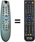 Replacement remote control Medion 7X2187F