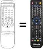 Mando a distancia equivalente Kennex KX2D