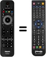 Mando a distancia equivalente Philips 26HFL3232D / 10
