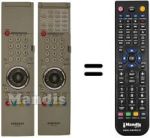 Replacement remote control Samsung WS32A108P