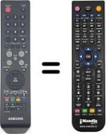 Mando a distancia equivalente Samsung CW29Z408T