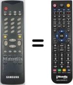 Mando a distancia equivalente Samsung CX6844AN