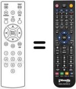 Mando a distancia equivalente Aeg REMOTE26