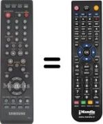 Mando a distancia equivalente Samsung DVD1080P7