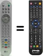 Mando a distancia equivalente LG AKB30377801