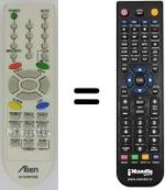 Mando a distancia equivalente LG 6710V00124E
