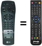 Mando a distancia equivalente LG BD200P