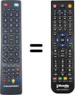 Replacement remote control Blaupunkt B50A / 149TC