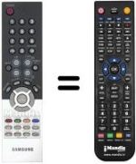 Mando a distancia equivalente Samsung BN5900434A