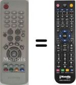 Mando a distancia equivalente Samsung LE32R31SXXEH