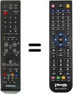 Replacement remote control Samsung LE26R74BD
