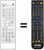Replacement remote control Hitachi C25P500E