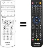 Replacement remote control Hitachi CP2984TAN