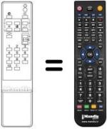Mando a distancia equivalente Toshiba CT-9321