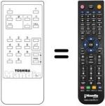 Mando a distancia equivalente CT-9552