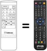 Mando a distancia equivalente REMCON554