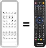 Replacement remote control REMCON655