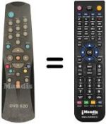 Replacement remote control REMCON159