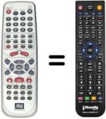 Replacement remote control REMCON1181