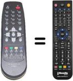 Mando a distancia equivalente Daewoo DWF28W8GB