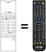 Replacement remote control Sonolor SM55050