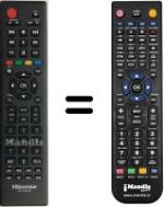 Replacement remote control Hisense LHD32K220WCEU