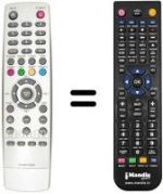 Replacement remote control Quasar PDNN5510