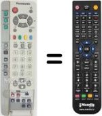 Mando a distancia equivalente Panasonic EUR511224