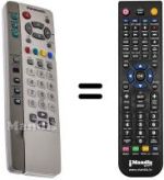 Mando a distancia equivalente Panasonic EUR511266