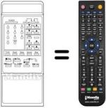 Mando a distancia equivalente EUR51244