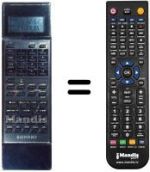 Mando a distancia equivalente Sanyo 3800EX