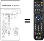 Mando a distancia equivalente Telefunken A320S