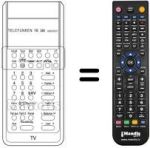 Mando a distancia equivalente Telefunken A440V