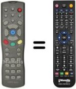 Mando a distancia equivalente Bluesky FS2500MHI