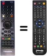 Replacement remote control Hyundai VVUONE320D