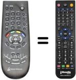 Mando a distancia equivalente REMCON1324