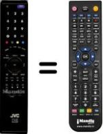 Mando a distancia equivalente JVC LT-32R10BU