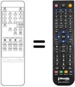 Replacement remote control REMCON1018