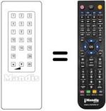 Mando a distancia equivalente Audiosonic KT8133