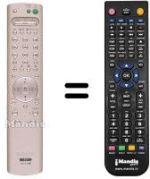 Mando a distancia equivalente REMCON356