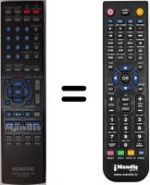 Mando a distancia equivalente Kenwood RCR0518