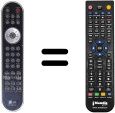 Mando a distancia equivalente LG 6710T00003B
