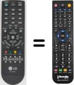 Mando a distancia equivalente LG 22LS4R