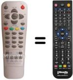 Replacement remote control REMCON641