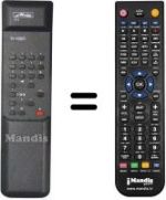 Mando a distancia equivalente Metz 6343