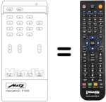 Mando a distancia equivalente Metz MECATRON 7100
